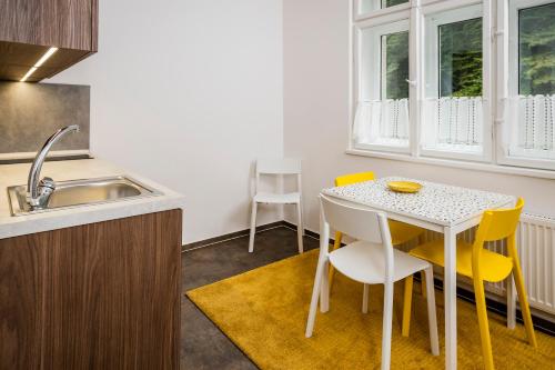 Kitchen, APARTMANY VILA LIBENA in Petrkovice