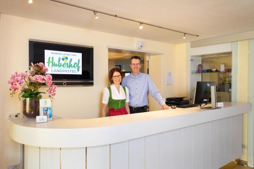 大堂, Landhotel Restaurant Huberhof Allershausen in 阿勒斯豪森