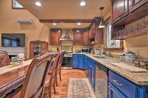 Tudor-Style Broken Bow Cottage with Hot Tub and Decks! in Stephens Gap, USA