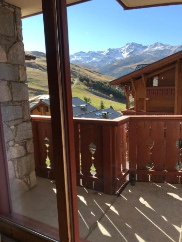 Balcony/terrace, Le Chamois des Alpages de Reberty ski au pied in Saint-Martin-de-Belleville