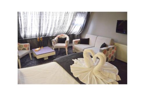 1 queen bed, 2 sofa beds