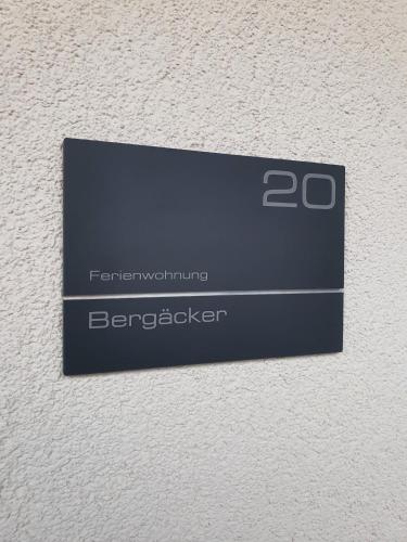 Ferienwohnung Bergäcker