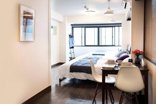 ③2station to Shinjuku. 3 double beds. Specious 45㎡, Токио