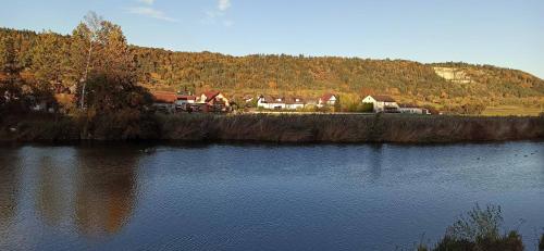 สภาพแวดล้อมโดยรอบ, Ferienwohnung flussendlich in ไบลงรีส