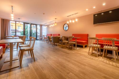 Bar/ Salón, Hotel L'Empreinte in Cagnes-sur-Mer