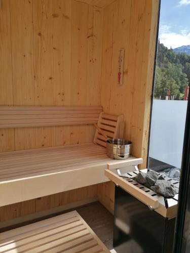 Spa nest with private sauna - panoramic view of the sunny side with terrace