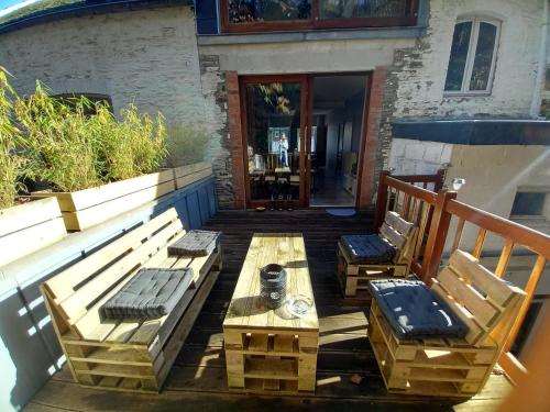 balkon/terras, Le vieux Spa de Polo-Jo in Spa