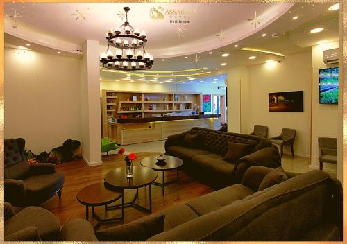 gedeelde lounge/tv-ruimte, Assaraya Palace Hotel in Bethlehem