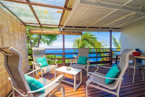 Bungalow Poerava Punaauia Ocean View Tahiti