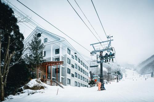 Exterior view, Condominium Hakuba Goryu in Hakuba
