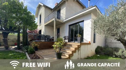 Canal District, Maison chaleureuse, All inclusive gîte à louer Riorges