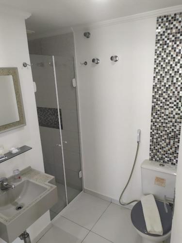Bathroom, Grand Hotel Guaruja - A sua Melhor Experiencia na Praia! in Guaruja