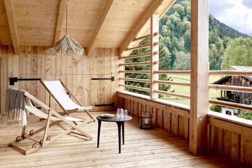 Erkély/terasz, Der Schmiedhof in Bayrischzell