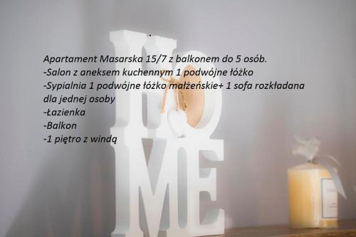 Apartment Masarska Room Type - Apartment with Balcony