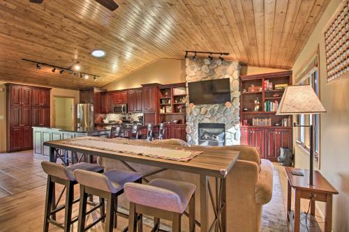 Cabin with Fire Pit and Movie Room, 1 Mi to Lake in Pequot Lakes, USA