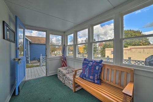 Manistee House with Deck half Mi to Riverwalk! in Manistee, USA