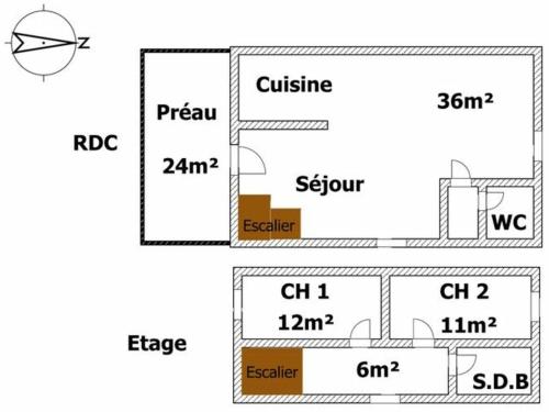 Gîte Benet, 3 pièces, 4 personnes - FR-1-426-139