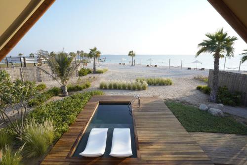 View, Bab Al Nojoum Hudayriyat Camp in Al Mafraq