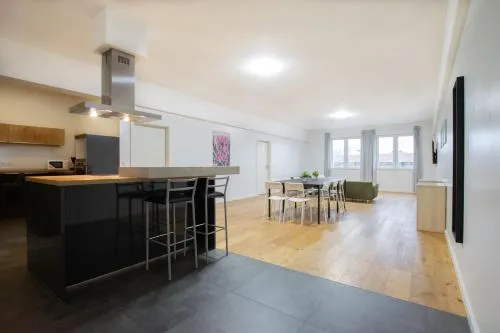 Tolstov Apartments - 250m2 Loft with 6 Rooms im Industriegebiet - 20 Min Messe DUS & Old Town DUS in Düsseldorf, Deutschland