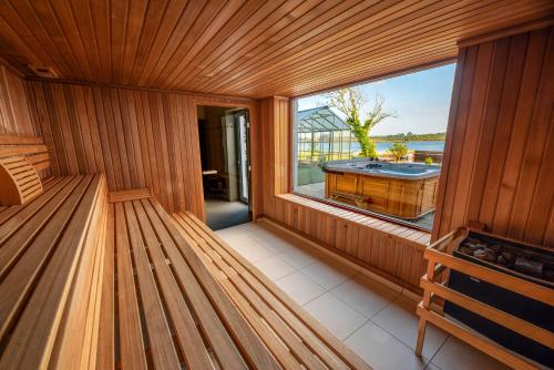 Sauna, Screebe House in Camus