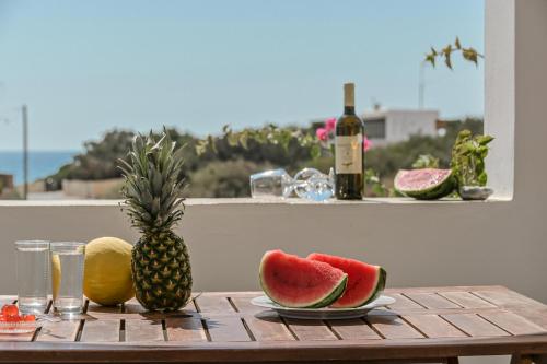 Erkély/terasz, Ocean Blue Villa in Agiassos