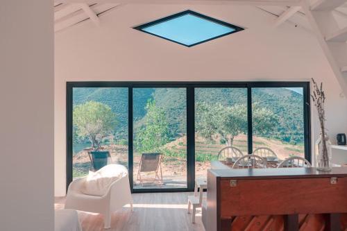 Casa do Losango - the Douro river as a border in Vila Nova de Foz Coa