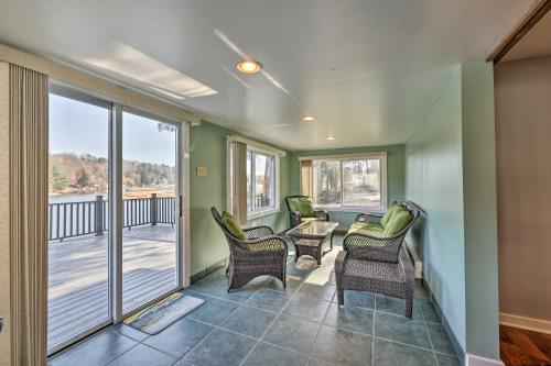 Lakefront Poconos Escape with Dock, Decks and Grill! in Kingsley, USA