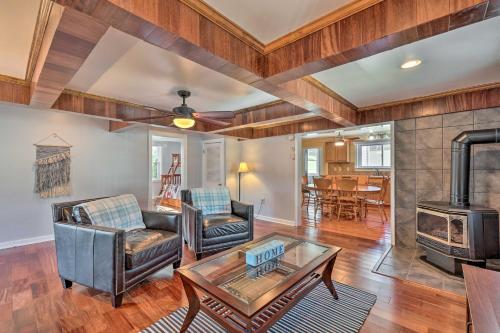 Lakefront Poconos Escape with Dock, Decks and Grill! in Kingsley, USA