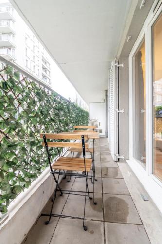 Balcony/terrace, Lille Centre - Cozy ap with terrace & parking in St Maurice - Pellevoisin