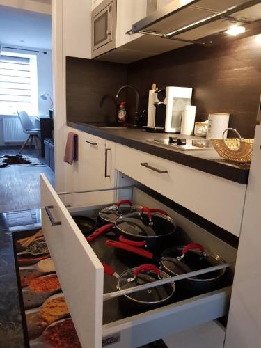 設施, Apartment Luxus "Akzente-Art Minden" in 明登