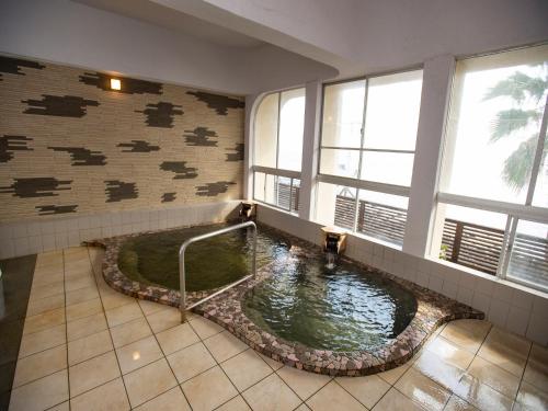 Hot spring bath, Ryugu no Tsukai in Izu