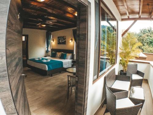 Terrazzo/balcone, Toucan Platinum Suites Aparthotel in Mindo
