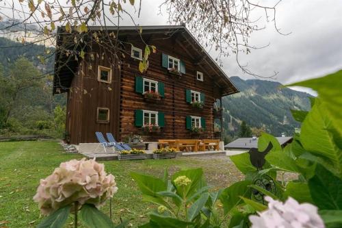 Udvendig, Ferienhaus Bergfrieden in Partenen
