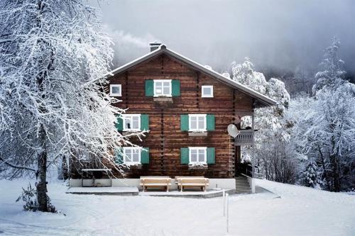 Udvendig, Ferienhaus Bergfrieden in Partenen