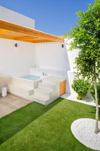 Garden, ETHOS Luxury Home - Seaview Villa with Hot-Tub! in Samos Island