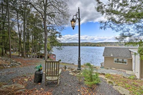 Beautiful Lakefront Retreat with Deck and Views!