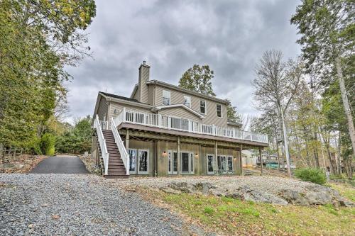 Beautiful Lakefront Retreat with Deck and Views!