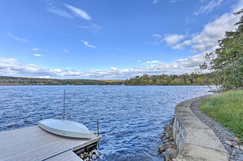 Beautiful Lakefront Retreat with Deck and Views!