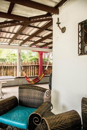 Balcony/terrace, Bed & Surf House El Palmar in San Carlos