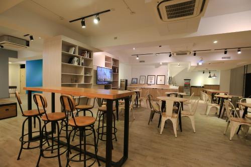 Foyer, Flyinn Hostel in Kaohsiung