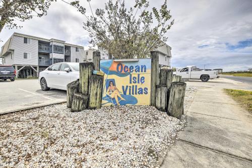 Cozy Ocean Isle Beach Condo, Steps to the Beach!