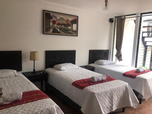 6 twin beds