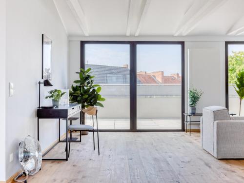 Erkély/terasz, Limehome Hannover Bleichenstraße - Digital Access near Neues Rathaus