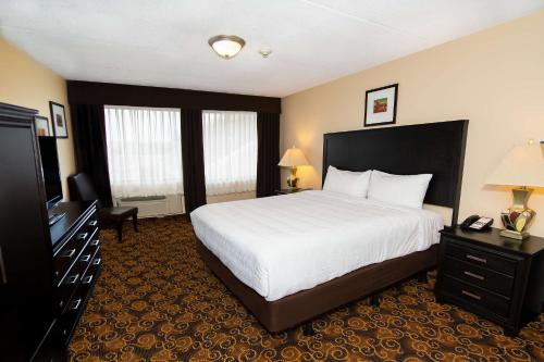 King Suite – Separate Bedroom and Living Area.