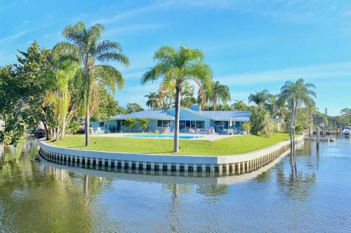 Waterfront Sarasota Estate with Dock and Boat Lift! in Bayshore Gardens