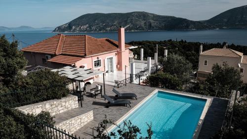Evreti Villa with Stunning views, near Fiscardo - Apartment - Fiskardo