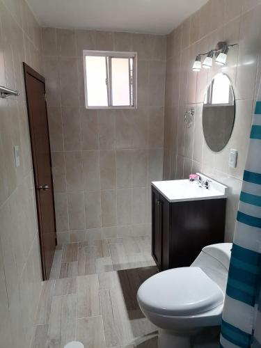 Fürdőszoba, Hospedaje La Cienega in Col La Cienega