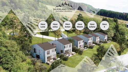 A szálláshely kívülről, Sauerland Lodge - Haus Juliana in Hildfeld