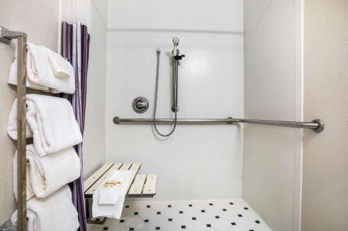 Double Room with Two Double Beds and Roll-In Shower - Mobility/Hearing Accessible - Non-Smoking