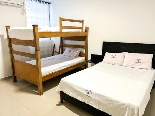 3 bunk beds
